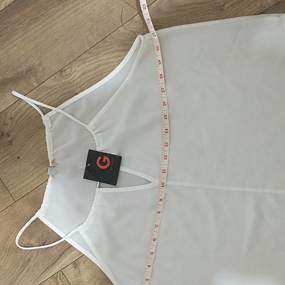 G by guess caylee keyhole tank top sleeveless size XL NWT - Picture 2 of 9